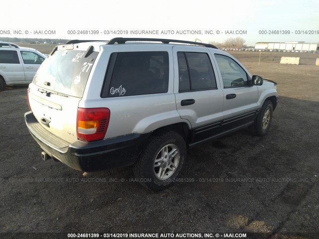 1J4GW48N94C420939 - 2004 JEEP GRAND CHEROKEE LAREDO/COLUMBIA/FREEDOM 灰色 照片 4