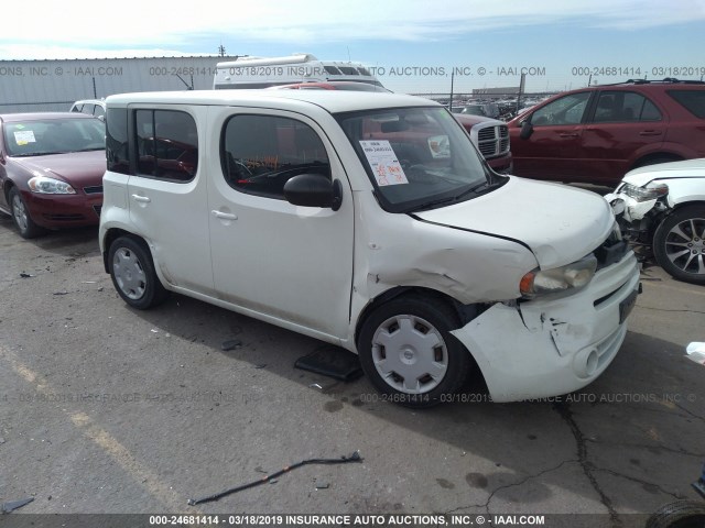 JN8AZ2KR8AT163775 - 2010 NISSAN CUBE S/SL/KROM WHITE photo 1