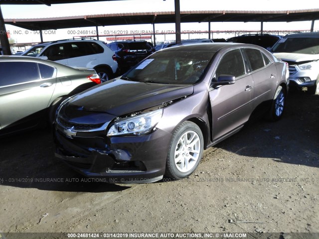 1G11C5SL7FF188059 - 2015 CHEVROLET MALIBU 1LT ყავისფერი ფოტო 2