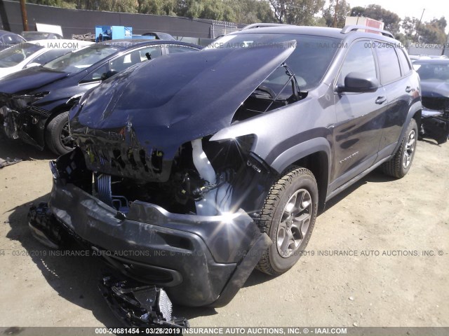 1C4PJMBX3KD273765 - 2019 JEEP CHEROKEE TRAILHAWK 灰色 照片 2