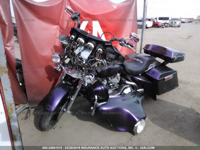 1HD1FFW433Y615498 - 2003 HARLEY-DAVIDSON FLHTCI ANNIVERSARY PURPLE photo 2