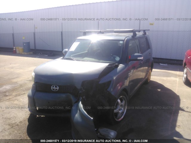 JTLKE50E481036724 - 2008 TOYOTA SCION XB BLUE photo 6