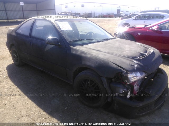 1HGEJ2147PL008848 - 1993 HONDA CIVIC DX 黑色 照片 1