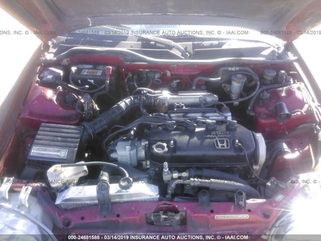1HGEJ2147PL008848 - 1993 HONDA CIVIC DX 黑色 照片 10