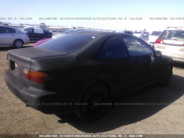 1HGEJ2147PL008848 - 1993 HONDA CIVIC DX 黑色 照片 4
