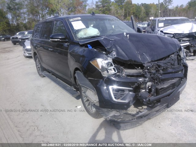1FMJK2AT3JEA47350 - 2018 FORD EXPEDITION MAX LIMITED BLACK photo 1
