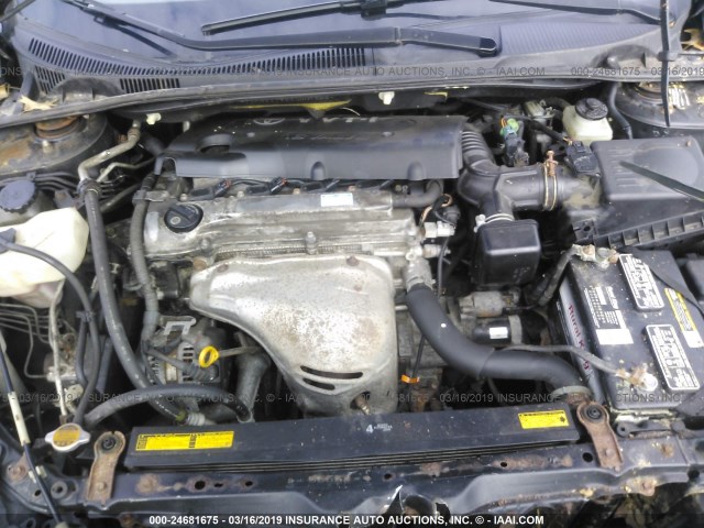 JTKDE177450007352 - 2005 TOYOTA SCION TC შავი ფოტო 10