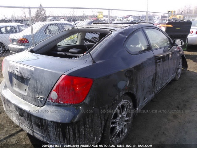 JTKDE177450007352 - 2005 TOYOTA SCION TC შავი ფოტო 4