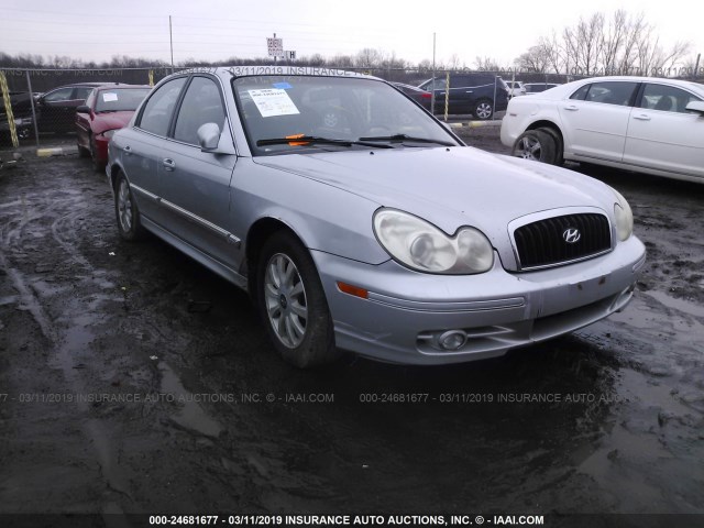 KMHWF35H84A072052 - 2004 HYUNDAI SONATA GLS/LX SILVER photo 1