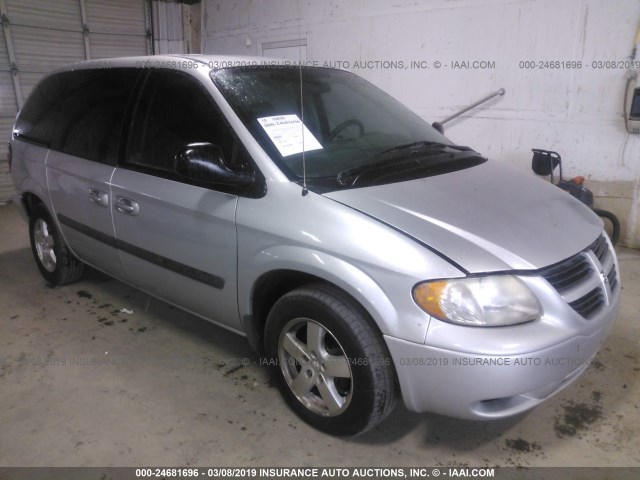 1D4GP45RX6B518397 - 2006 DODGE CARAVAN SXT SILVER photo 1