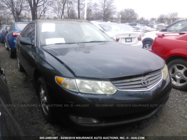 2T1CE22P63C023278 - 2003 TOYOTA CAMRY SOLARA SE GREEN photo 1