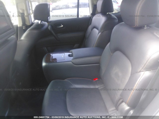 JN8AY2NF5H9301705 - 2017 NISSAN ARMADA PLATINUM WHITE photo 8