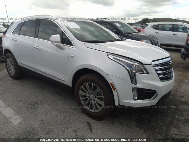 1GYKNCRS8KZ126678 - 2019 CADILLAC XT5 LUXURY WHITE photo 1