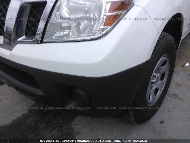 1N6BD0CT4GN718180 - 2016 NISSAN FRONTIER S/SV WHITE photo 6