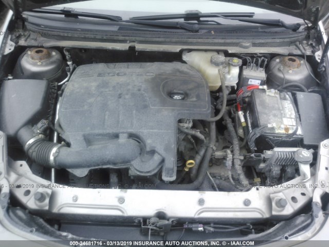 1G1ZB5E14BF347078 - 2011 CHEVROLET MALIBU LS 棕色 照片 10