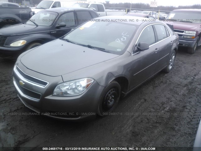 1G1ZB5E14BF347078 - 2011 CHEVROLET MALIBU LS 棕色 照片 2