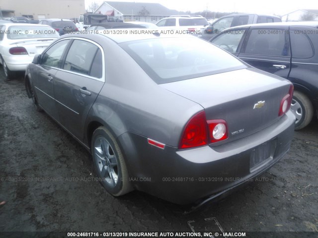 1G1ZB5E14BF347078 - 2011 CHEVROLET MALIBU LS 棕色 照片 3