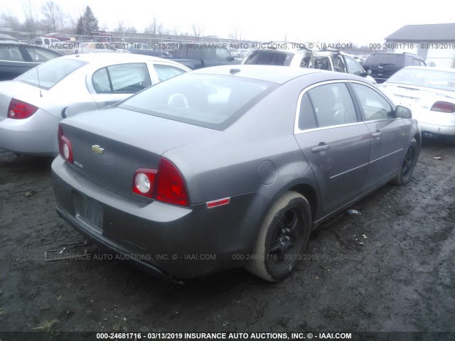 1G1ZB5E14BF347078 - 2011 CHEVROLET MALIBU LS 棕色 照片 4