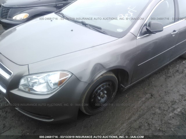 1G1ZB5E14BF347078 - 2011 CHEVROLET MALIBU LS 棕色 照片 6