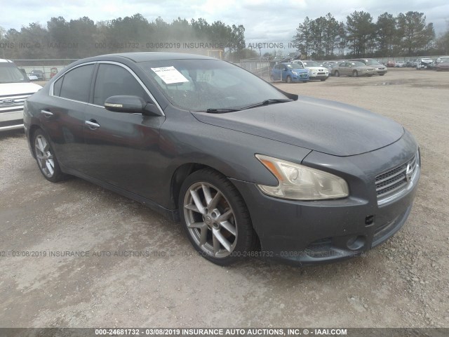 1N4AA5AP9AC842142 - 2010 NISSAN MAXIMA S/SV GRAY photo 1