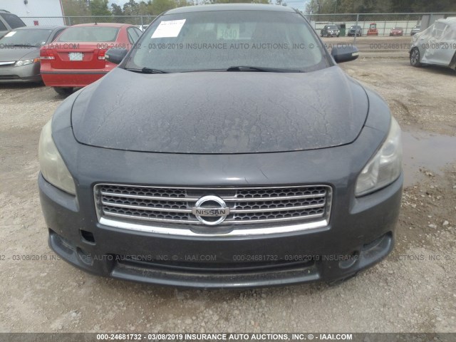 1N4AA5AP9AC842142 - 2010 NISSAN MAXIMA S/SV GRAY photo 6