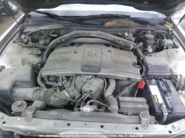 JH4KA96592C006165 - 2002 ACURA 3.5RL TAN photo 10