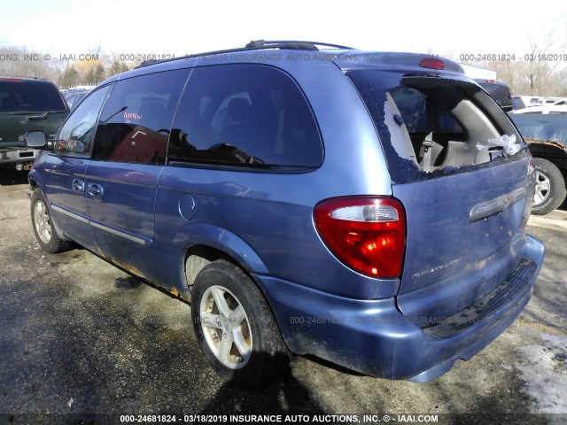 2A4GP54L37R260317 - 2007 CHRYSLER TOWN & COUNTRY TOURING BLUE photo 3