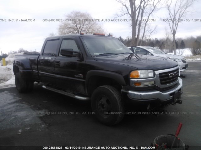 1GTJK33266F133381 - 2006 GMC NEW SIERRA K3500 BLACK photo 1