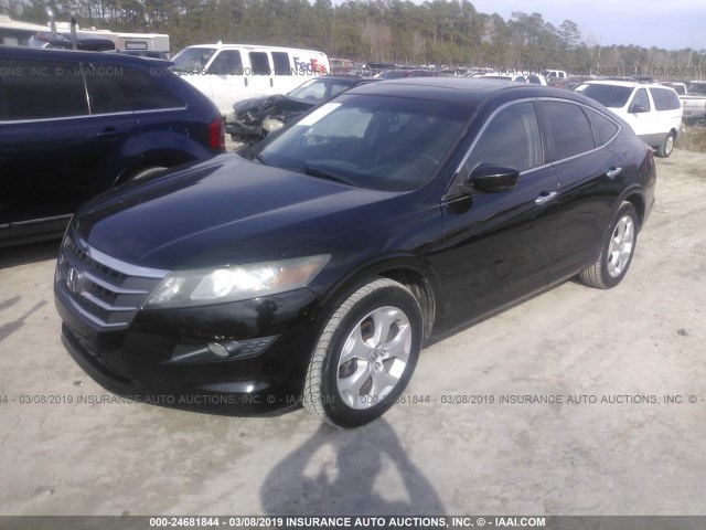 5J6TF1H53BL002614 - 2011 HONDA ACCORD CROSSTOUR EXL BLACK photo 2