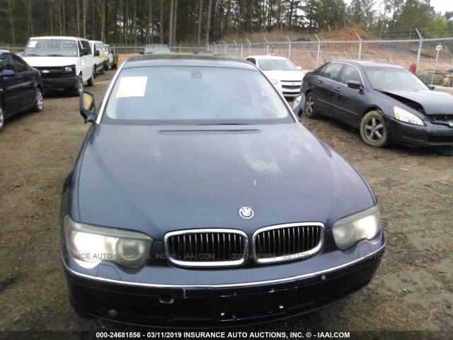 WBAGN63432DR04421 - 2002 BMW 745 LI Dark Blue photo 6