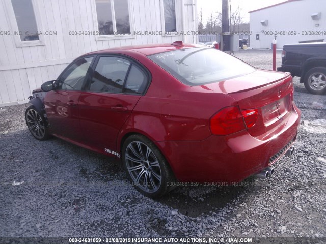 WBSPM9C56BE698868 - 2011 BMW M3 RED photo 3