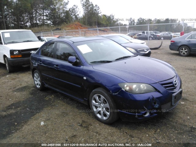 JM1BK323241130633 - 2004 MAZDA 3 S BLUE photo 1