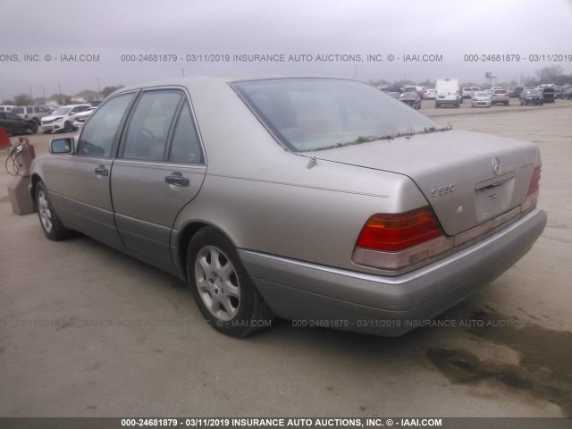 WDBGB34E8SA269617 - 1995 MERCEDES-BENZ S 350D TAN photo 3