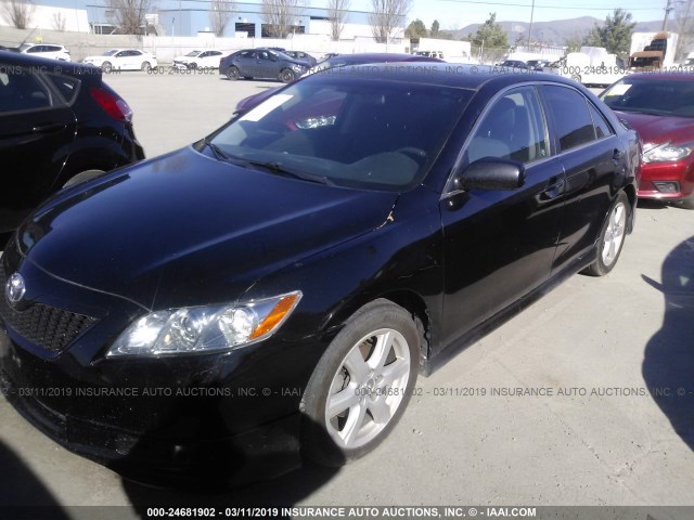 4T1BE46K97U104852 - 2007 TOYOTA CAMRY NEW GENERAT CE/LE/XLE/SE BLACK photo 2