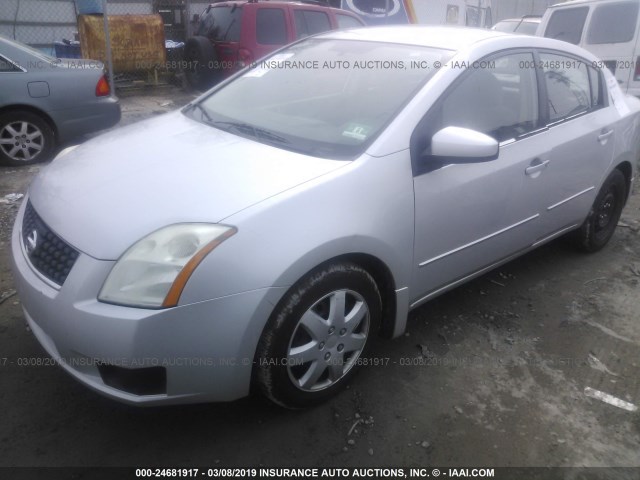 3N1AB61E27L722100 - 2007 NISSAN SENTRA 2.0/2.0S/2.0SL SILVER photo 2