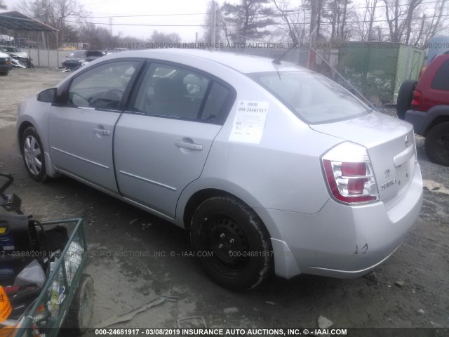 3N1AB61E27L722100 - 2007 NISSAN SENTRA 2.0/2.0S/2.0SL SILVER photo 3