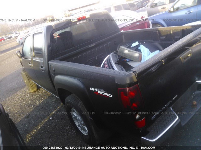 1GTDT13E478108073 - 2007 GMC CANYON BLACK photo 3