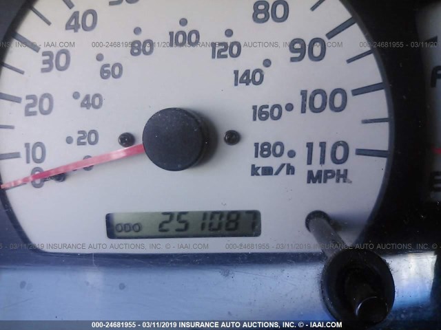 5TESN92N74Z466036 - 2004 TOYOTA TACOMA XTRACAB PRERUNNER წითელი ფოტო 7