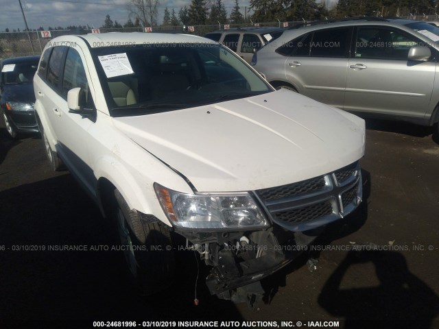 3C4PDDBG8ET263870 - 2014 DODGE JOURNEY SXT WHITE photo 1