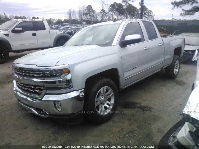 1GCRCSEC4JZ288714 - 2018 CHEVROLET SILVERADO C1500 LTZ SILVER photo 2