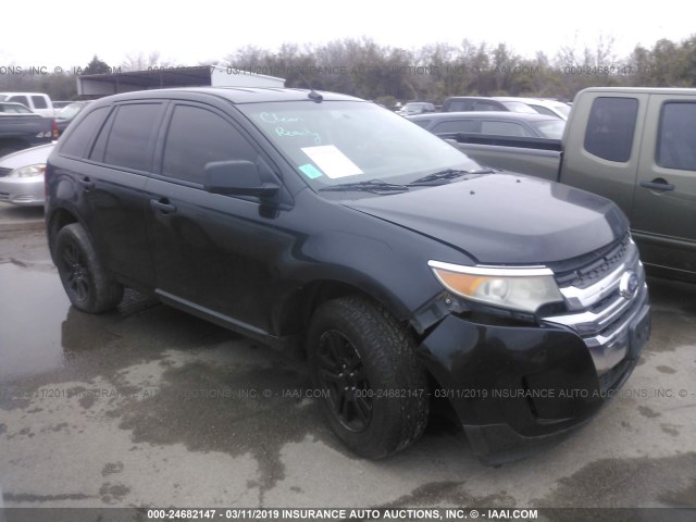 2FMDK3GC0BBA30822 - 2011 FORD EDGE SE BLACK photo 1