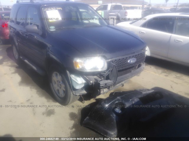 1FMCU04107KB88338 - 2007 FORD ESCAPE LIMITED BLACK photo 1