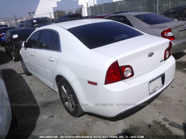 1G1ZC5EU9BF288570 - 2011 CHEVROLET MALIBU 1LT WHITE photo 3