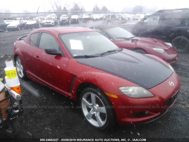 JM1FE173040124101 - 2004 MAZDA RX8 RED photo 1