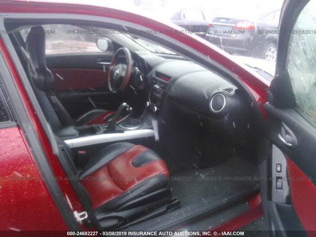 JM1FE173040124101 - 2004 MAZDA RX8 RED photo 5