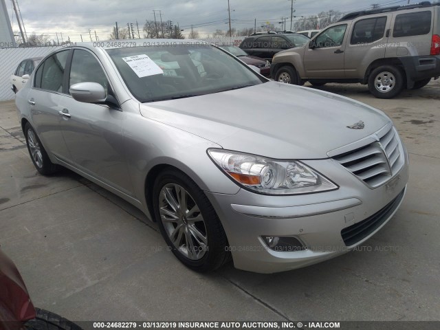 KMHGC46FX9U062600 - 2009 HYUNDAI GENESIS 4.6L SILVER photo 1