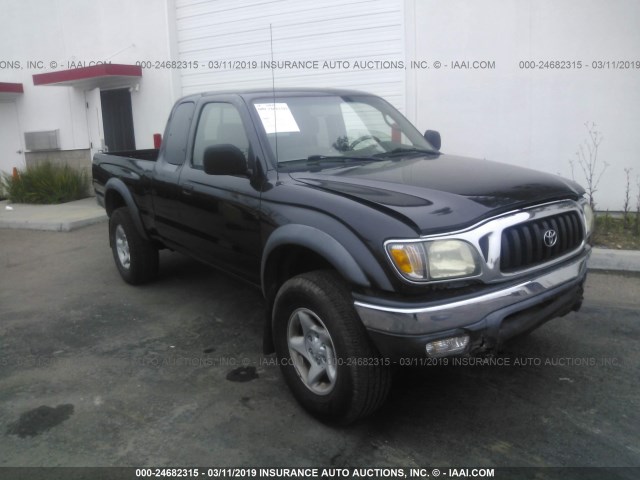 5TESN92N64Z365182 - 2004 TOYOTA TACOMA XTRACAB PRERUNNER BLACK photo 1