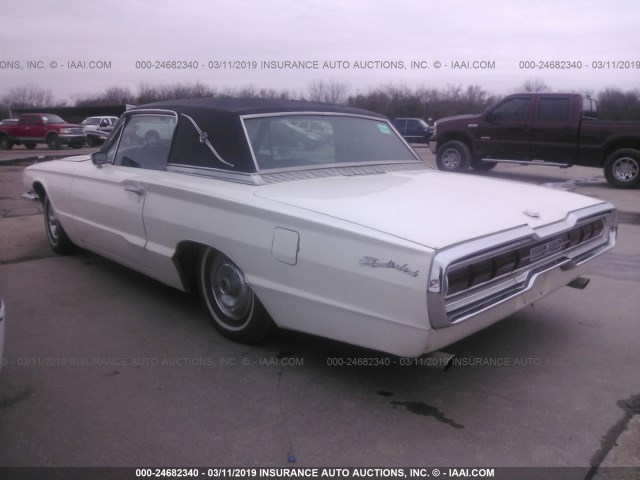 6Y87Z159697 - 1966 FORD THUNDERBIRD  WHITE photo 3