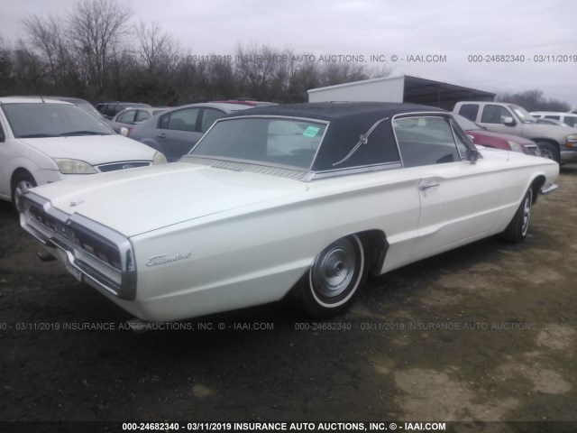 6Y87Z159697 - 1966 FORD THUNDERBIRD  WHITE photo 4