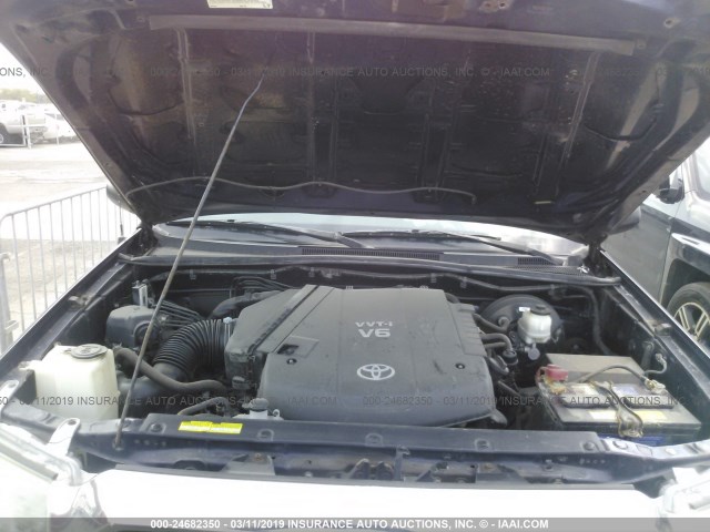 3TMLU4EN3DM113036 - 2013 TOYOTA TACOMA DOUBLE CAB 蓝色 照片 10